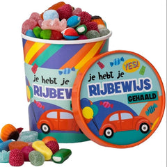 Je hebt je rijbewijs gehaald! - Candy Bucket