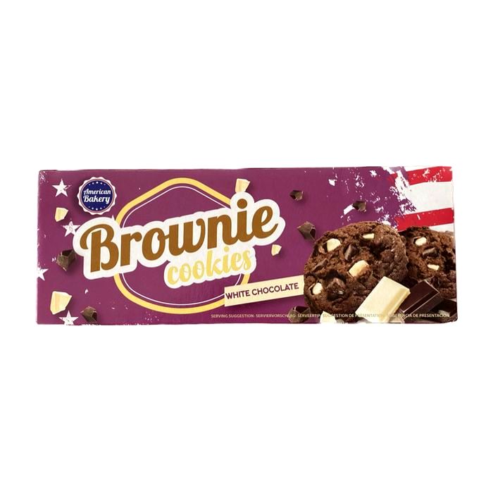 American Brownie Cookies White Chocolate