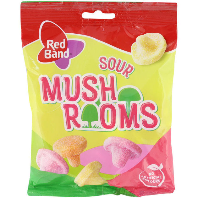 Red Band Sour Mushrooms 100gr