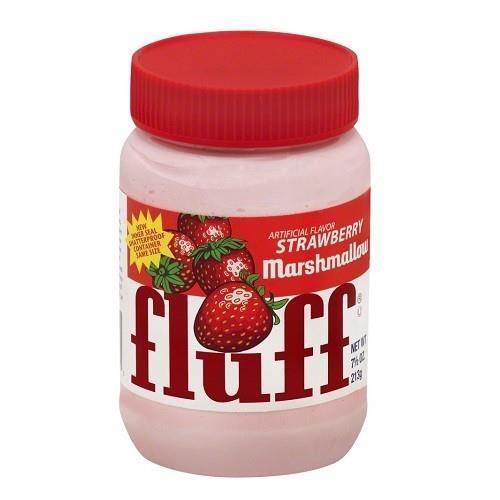 Fluff Aardbei Marshmallow