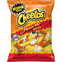 Cheetos Flaming Hot King Size 100g (Süßigkeiten mit Lakritzgeschmack)