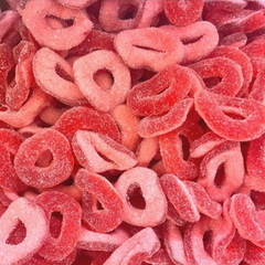 Aardbei Ringen Gesuikerd (Halal)