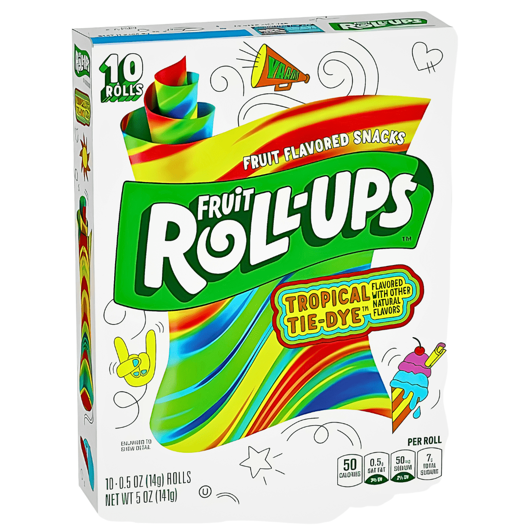 Fruit Roll-Ups Tropical Tie-Dye