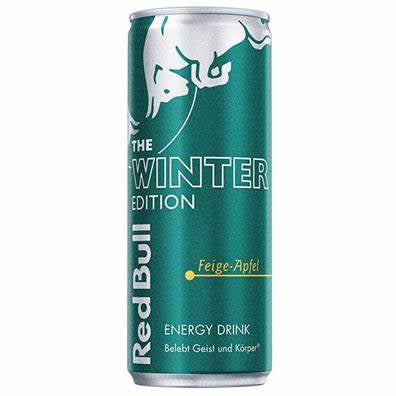 Red Bull Winter Edition Feige Apfel (Lakritzbonbon)