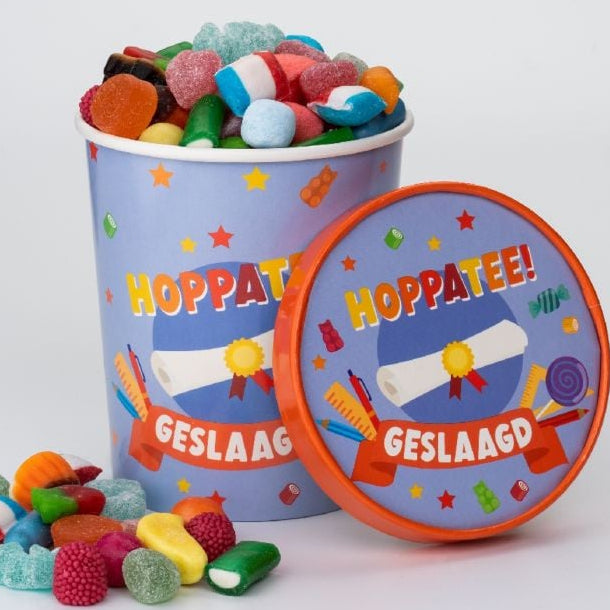 Hoppatee! Geslaagd - Candy Bucket